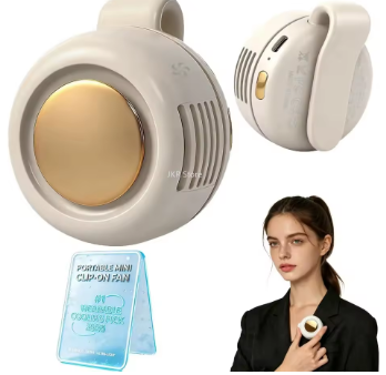 Mini Wearable Bladeless Fan- Portable Hands-Free Cooling Device